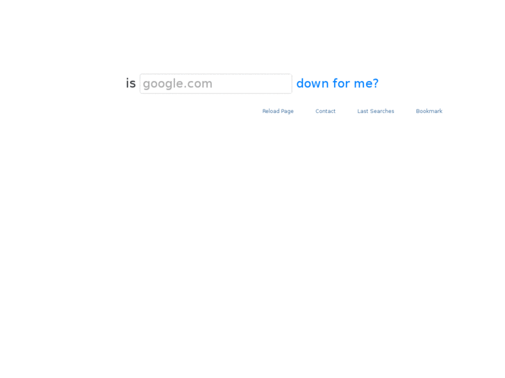 www.isdownfor.me