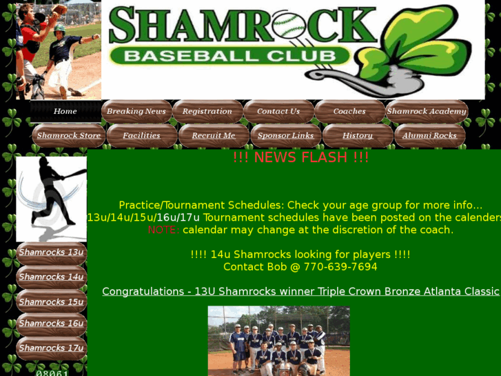 www.shamrockbaseballclub.com