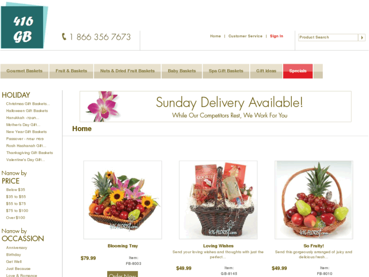 www.416giftbaskets.com