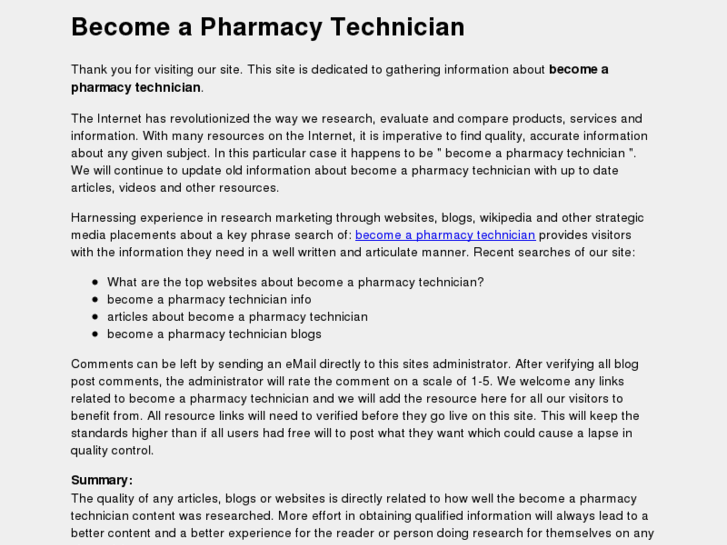 www.becomeapharmacytechnician.org