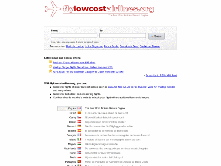 www.flylowcostairlines.com