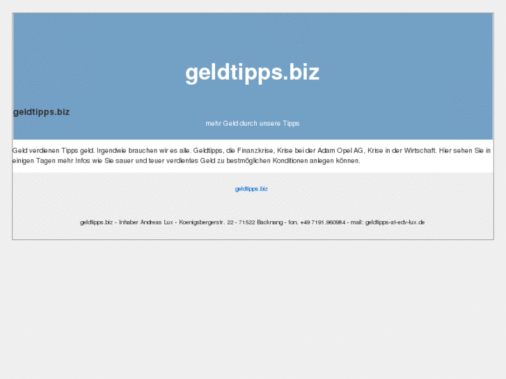 www.geldtipps.biz