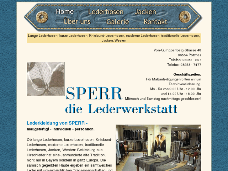 www.leder-sperr.de