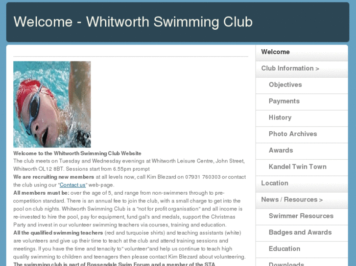 www.whitworthswimmingclub.com