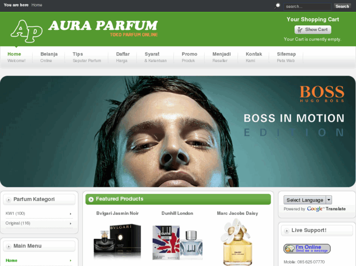 www.auraparfum.com