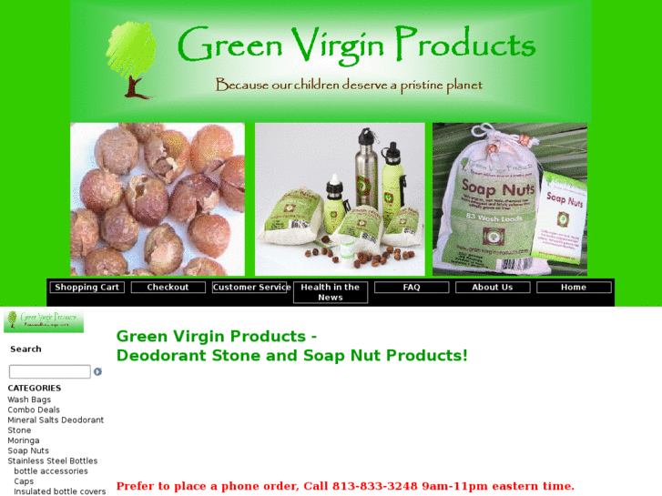 www.greenvirginproducts.com