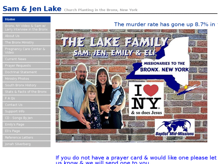 www.samandjenlake.com