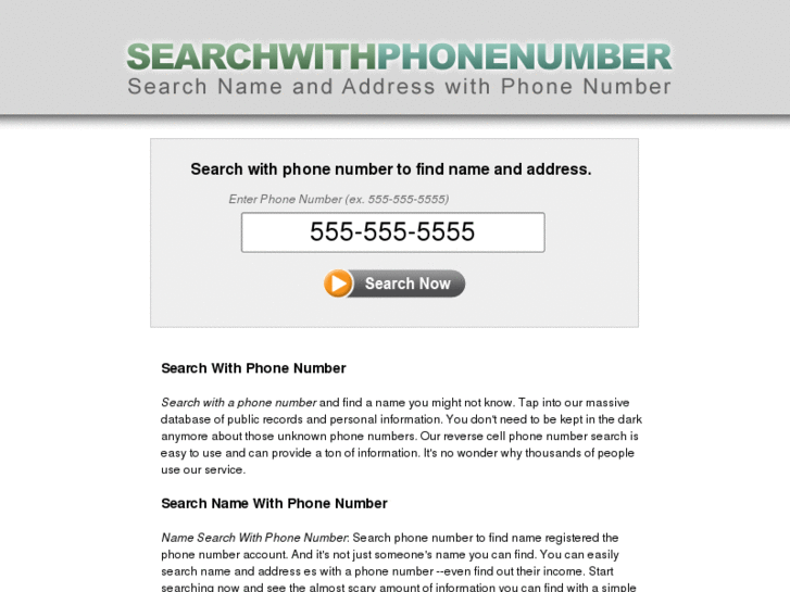 www.searchwithphonenumber.com