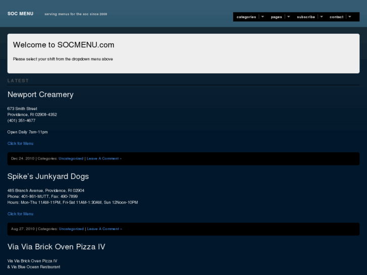 www.socmenu.com