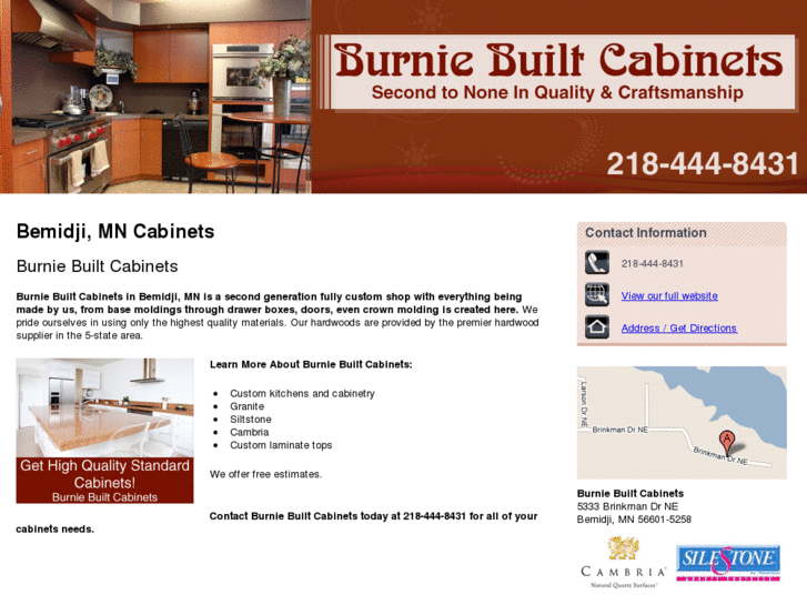 www.burniebuiltcabinets.net