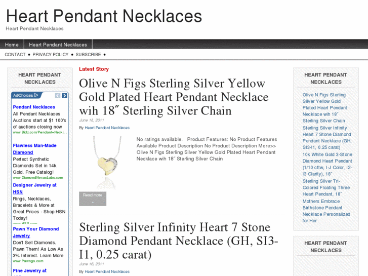 www.heartpendantnecklaces.net