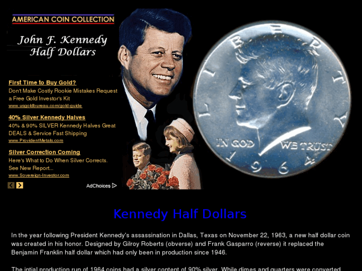 www.johnfkennedyhalfdollars.com