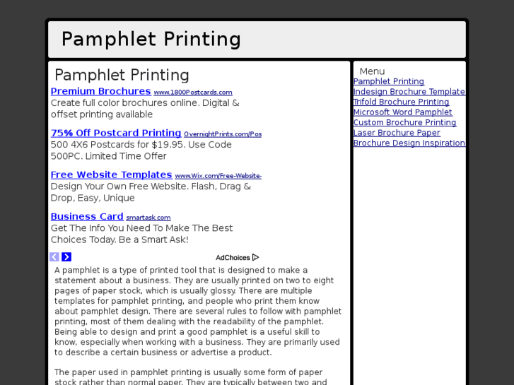 www.pamphlet-printing-helper.com