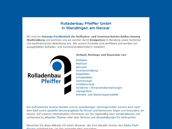 www.rolladenbau-pfeiffer.com