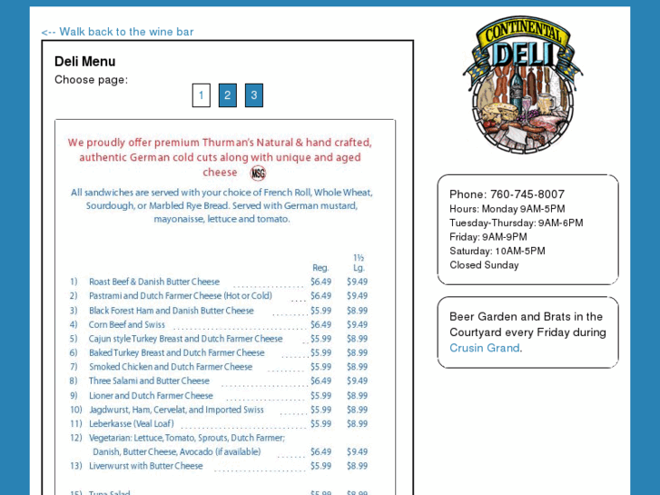 www.thecontinentaldeli.com