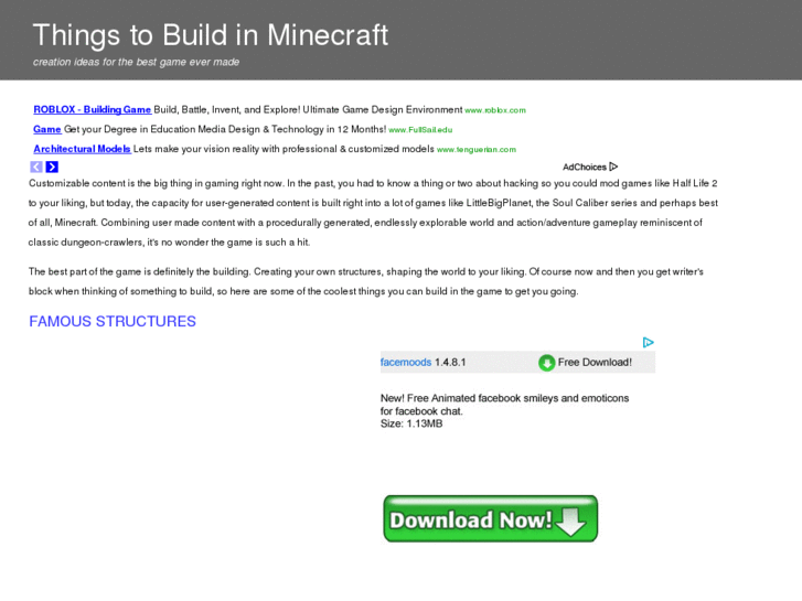 www.thingstobuildinminecraft.com