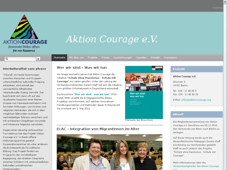 www.aktioncourage.de