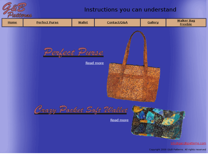 www.gandbpatterns.com