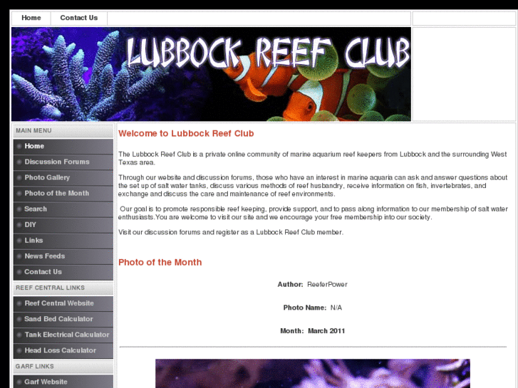 www.lubbockreefclub.com