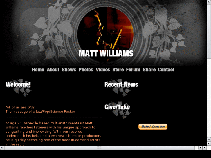 www.mattwilliamsmusic.com