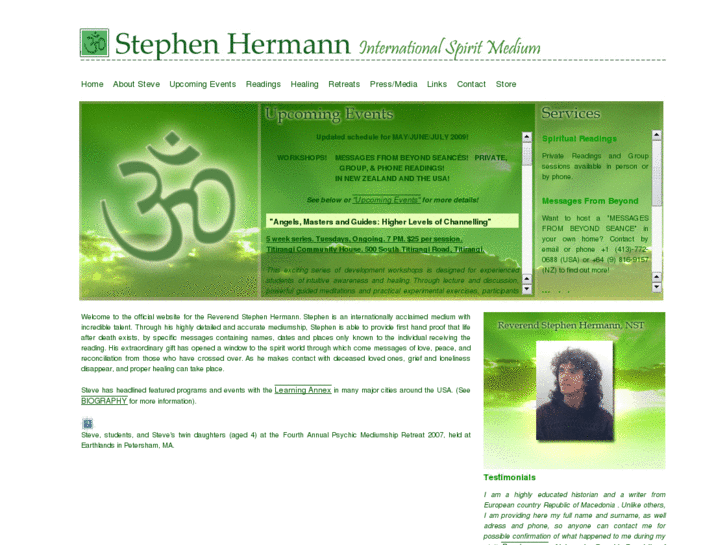 www.stevehermannmedium.com