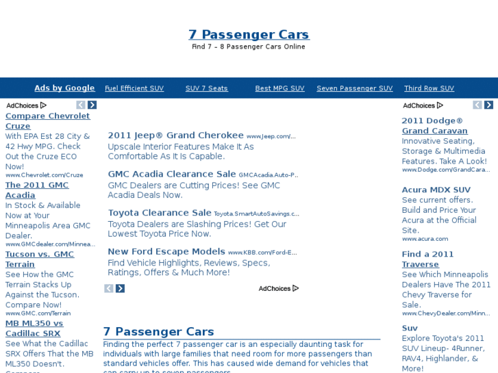 www.7passengercars.com