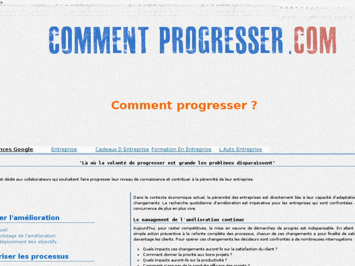 www.commentprogresser.com