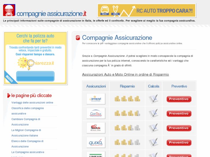 www.compagnieassicurazione.it