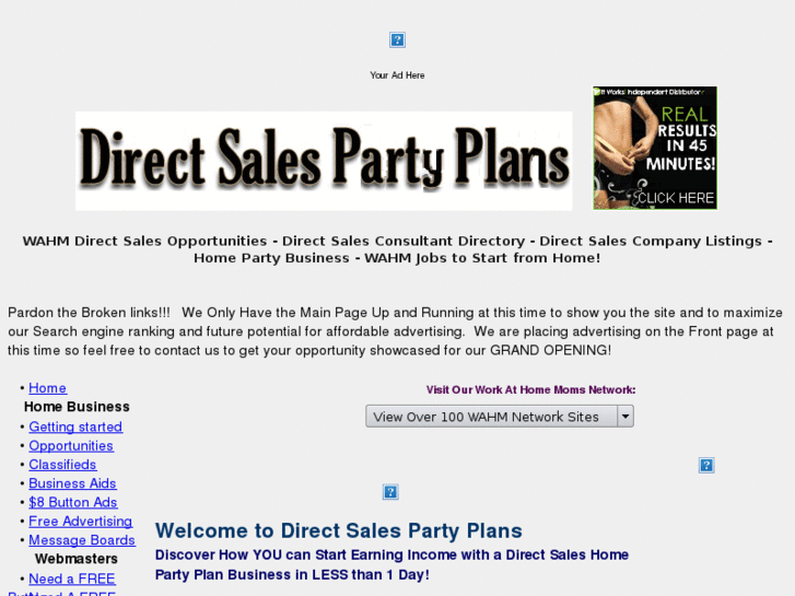 www.directsalespartyplans.com