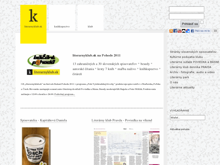 www.literarnyklub.sk