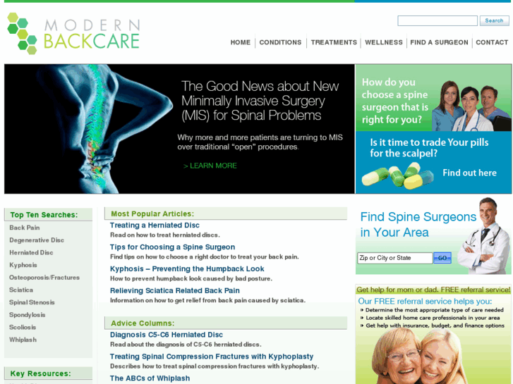 www.modernbackcare.com