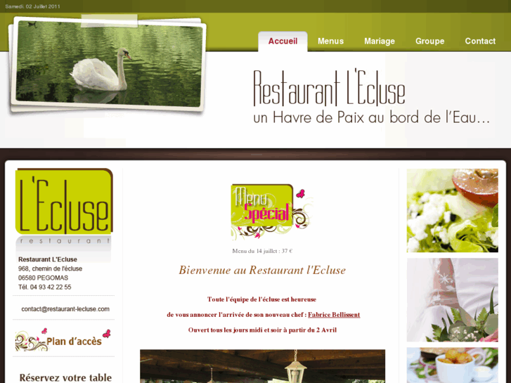 www.restaurant-lecluse.com