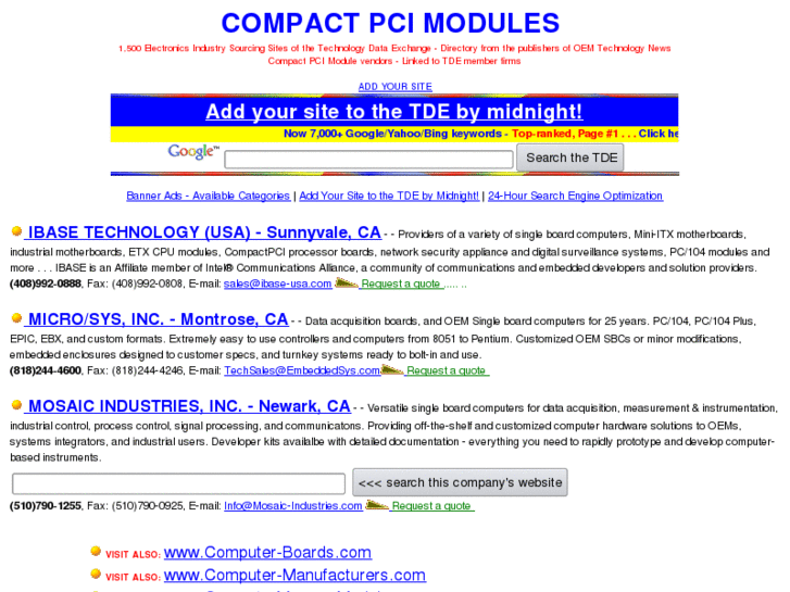 www.compactpciboards.com