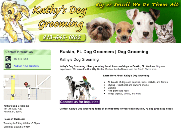 www.doggroomingbykathy.com