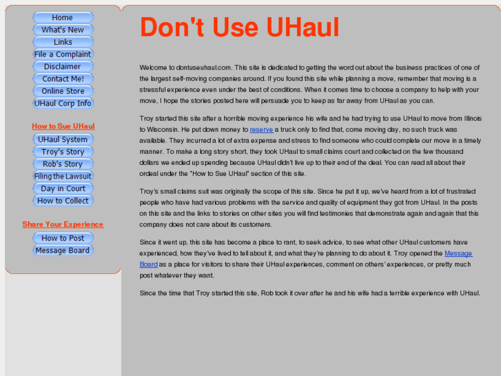 www.dontuseuhaul.net