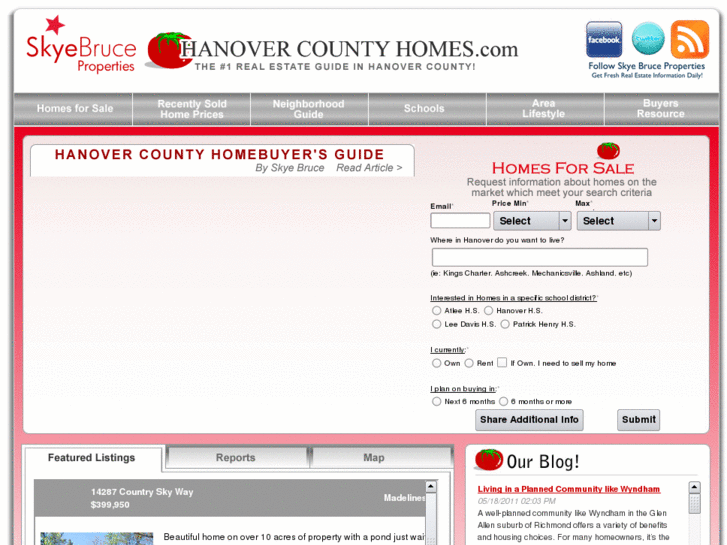 www.hanovercountyhomes.com