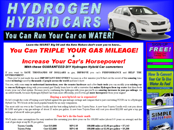 www.hydrohybridcars.net