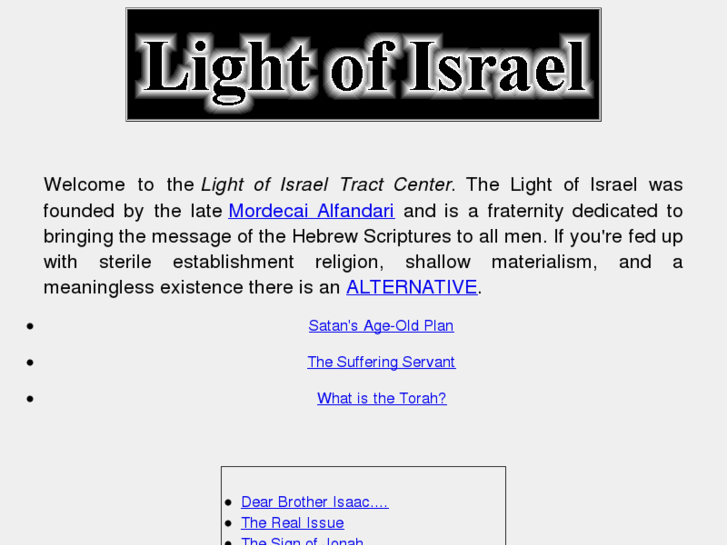 www.light-of-israel.org