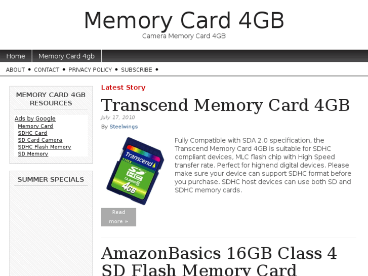 www.memorycard4gb.com