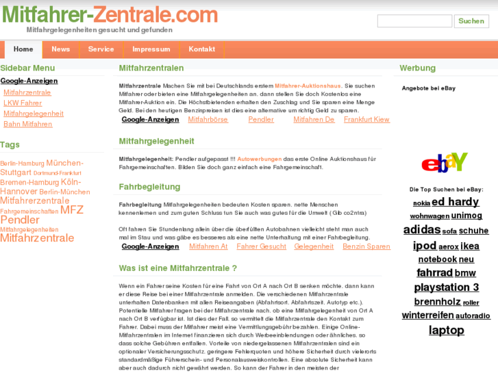 www.mitfahrer-zentrale.com