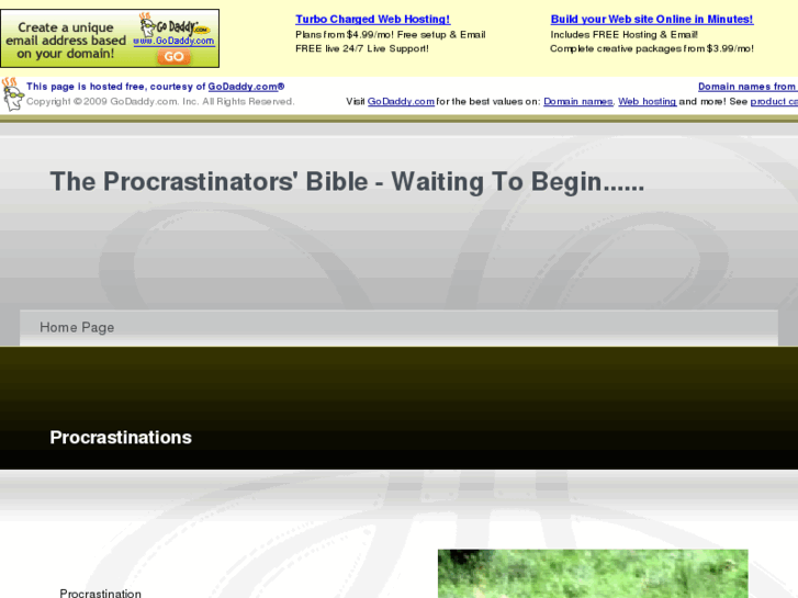 www.procrastinatorsbible.com