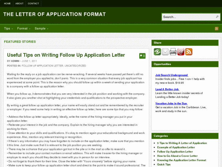 www.theletterofapplicationformat.com