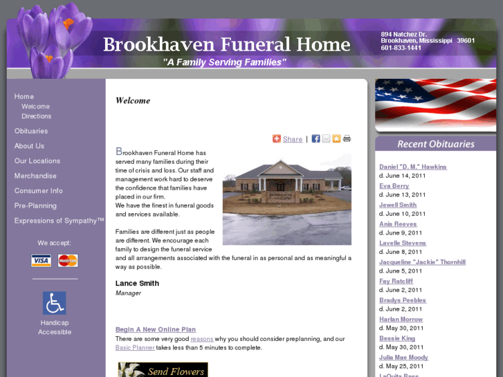 www.brookhavenfuneralhome.net