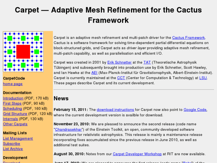 www.carpetcode.org