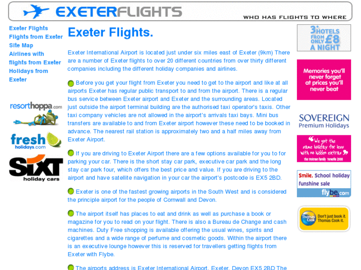 www.exeterflights.co.uk