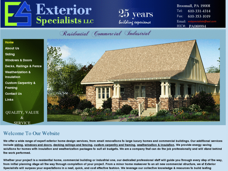 www.exteriorspecialistsllc.com