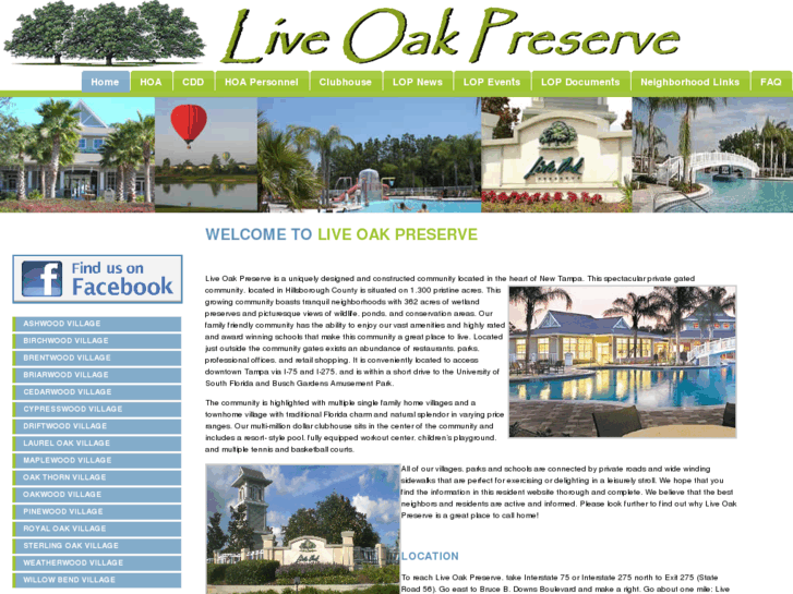 www.liveoakvillages.com