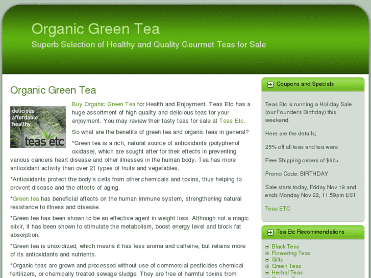 www.organicgreentea.biz