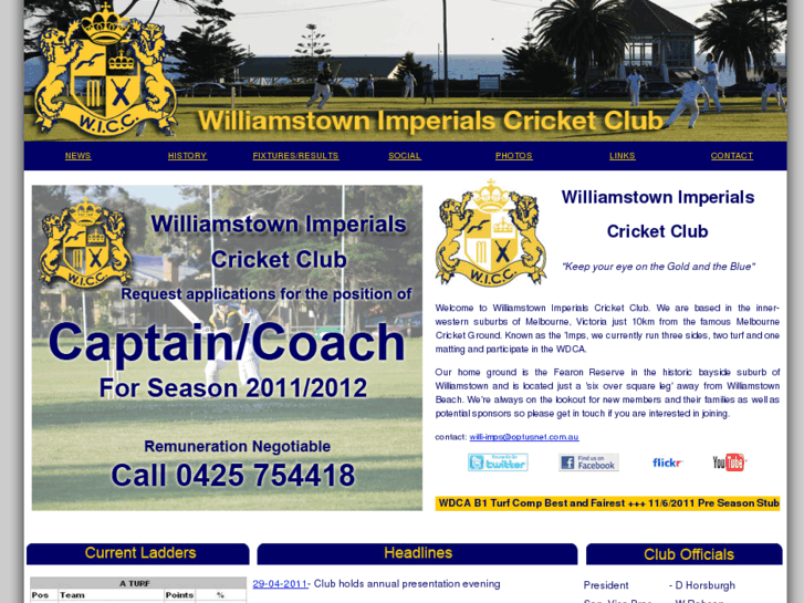 www.williamstownimperialscricketclub.com