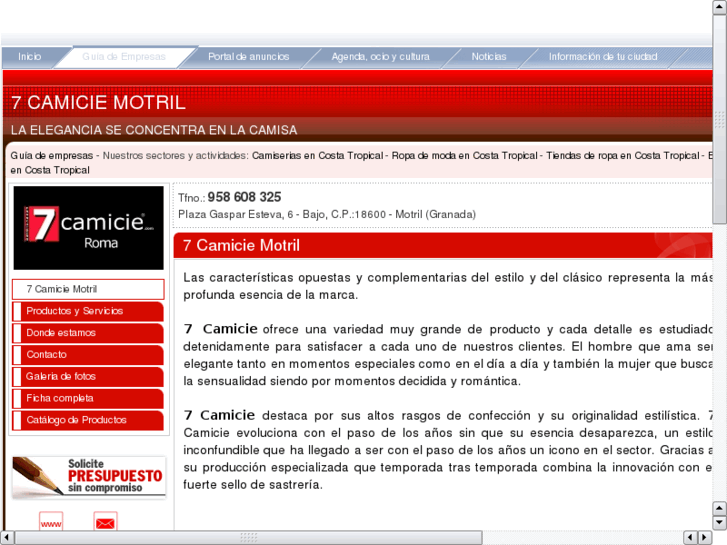 www.7camiciemotril.com